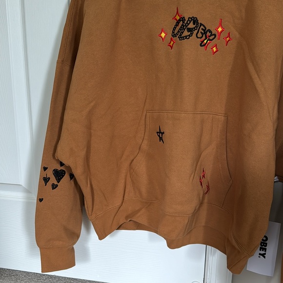 Obey - Cosmic Love Embroidered Hoodie - Picture 9 of 16